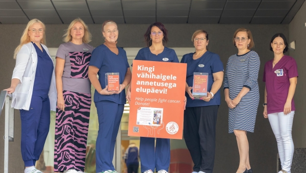 Lõuna-Eesti haigla töötajad panustavad noore kolleegi raviteekonda